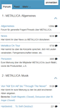 Mobile Screenshot of forum.metallicafan.de